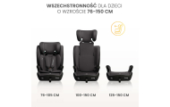 Automobilinė kėdutė Caretero COSY I-Size, 76–150 cm, Grey-Automobilinės kėdutės, 9-36 kg-e-vaikas