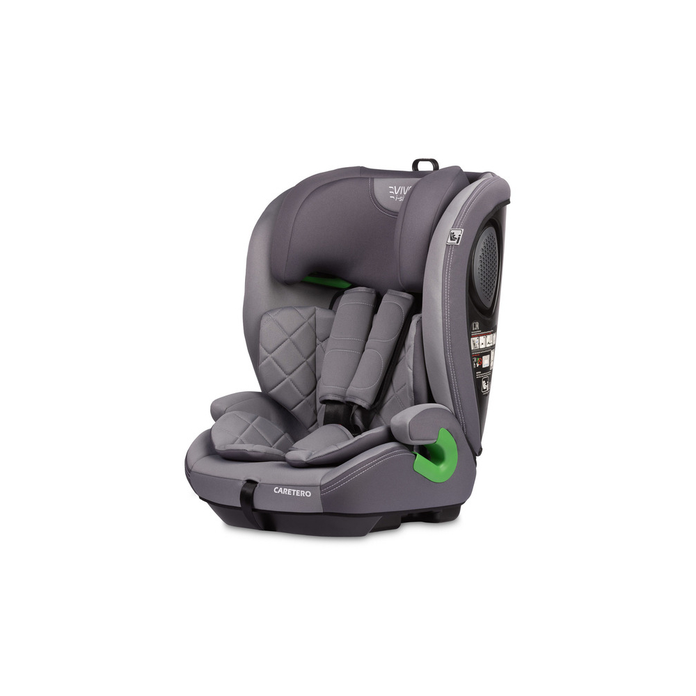 Automobilinė kėdutė Caretero VIVO I-Size, 76–150 cm, Grey-Automobilinės kėdutės, 9-36 kg-e-vaikas