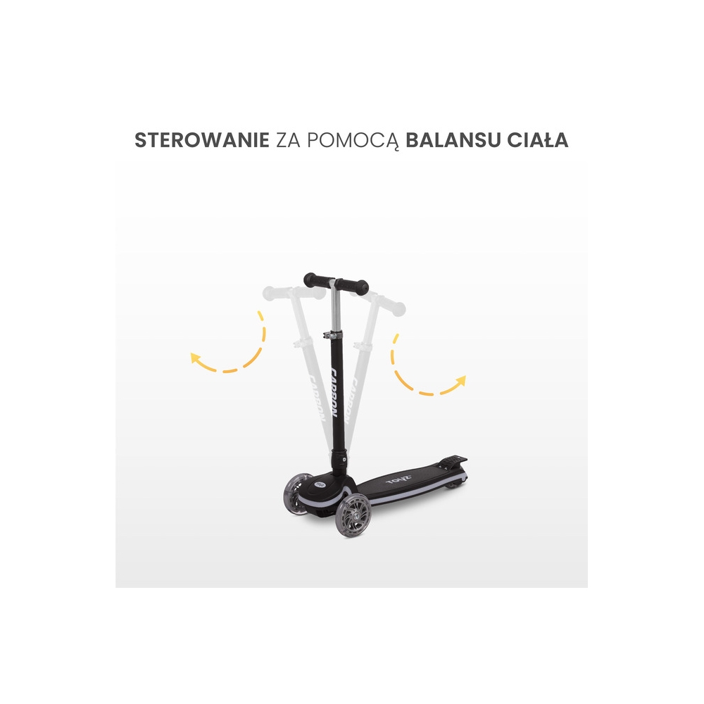 HULAJNOGA 3-KOŁOWA CARBON LIGHT BLUE