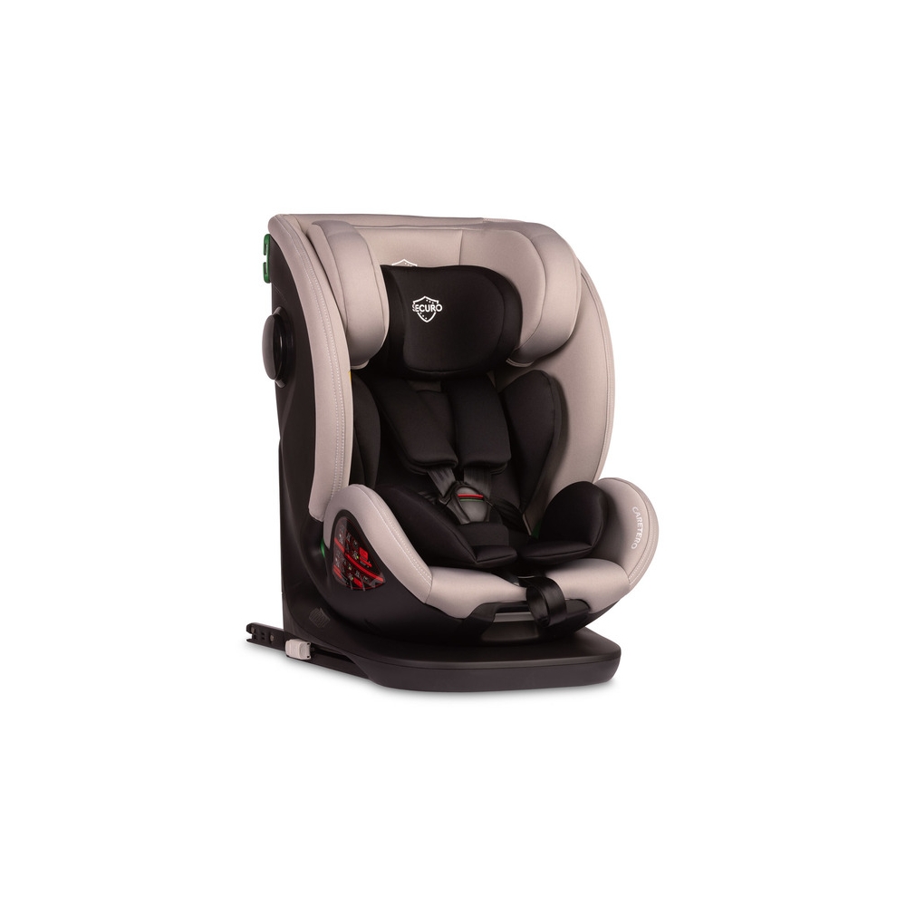 FOTELIK SECURO I-SIZE LIGHT GREY (40-150)