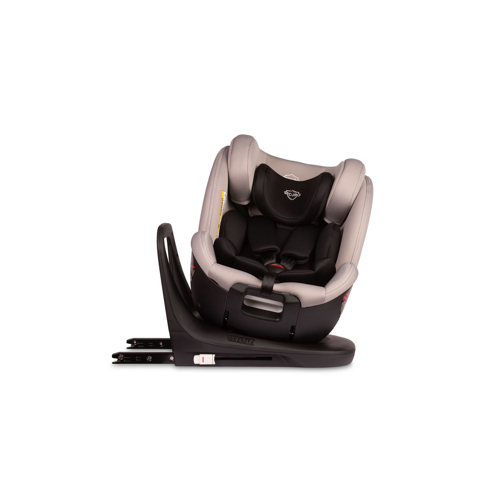 Automobilinė kėdutė SECURO I-SIZE, 40-150cm, Light Grey-Automobilinės kėdutės, 0-36 kg-e-vaikas