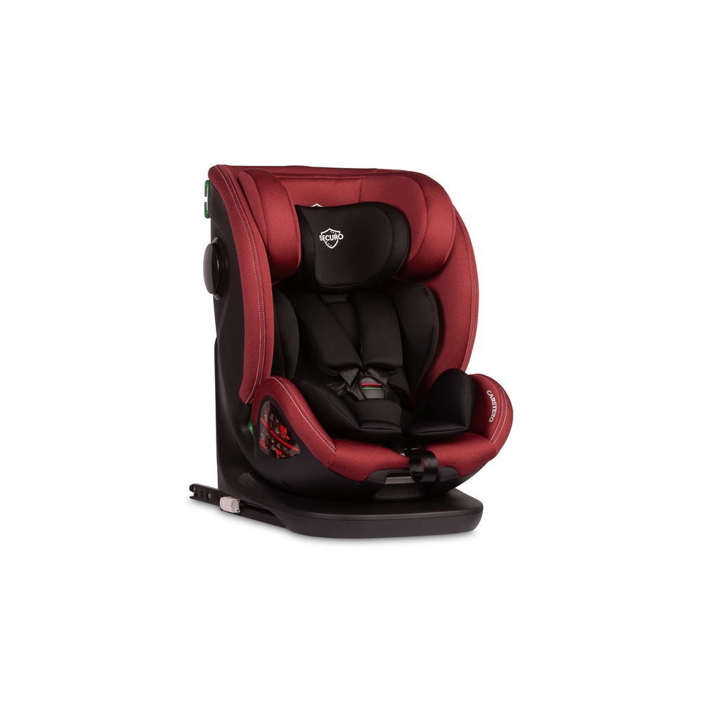 Automobilinė kėdutė SECURO I-SIZE, 40-150cm, Burgundy-Automobilinės kėdutės, 0-36 kg-e-vaikas
