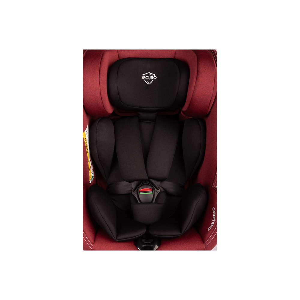 Automobilinė kėdutė SECURO I-SIZE, 40-150cm, Burgundy-Automobilinės kėdutės, 0-36 kg-e-vaikas