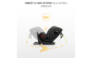 Automobilinė kėdutė SECURO I-SIZE, 40-150cm, Burgundy-Automobilinės kėdutės, 0-36 kg-e-vaikas