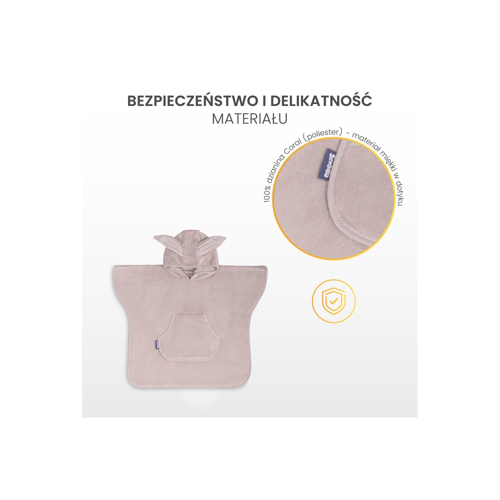 Rankšluostis-pončas Sensillo CORAL, rožinė sp.-Priežiūrai, Vonios tekstilė, Rankšluosčiai-e-vaikas