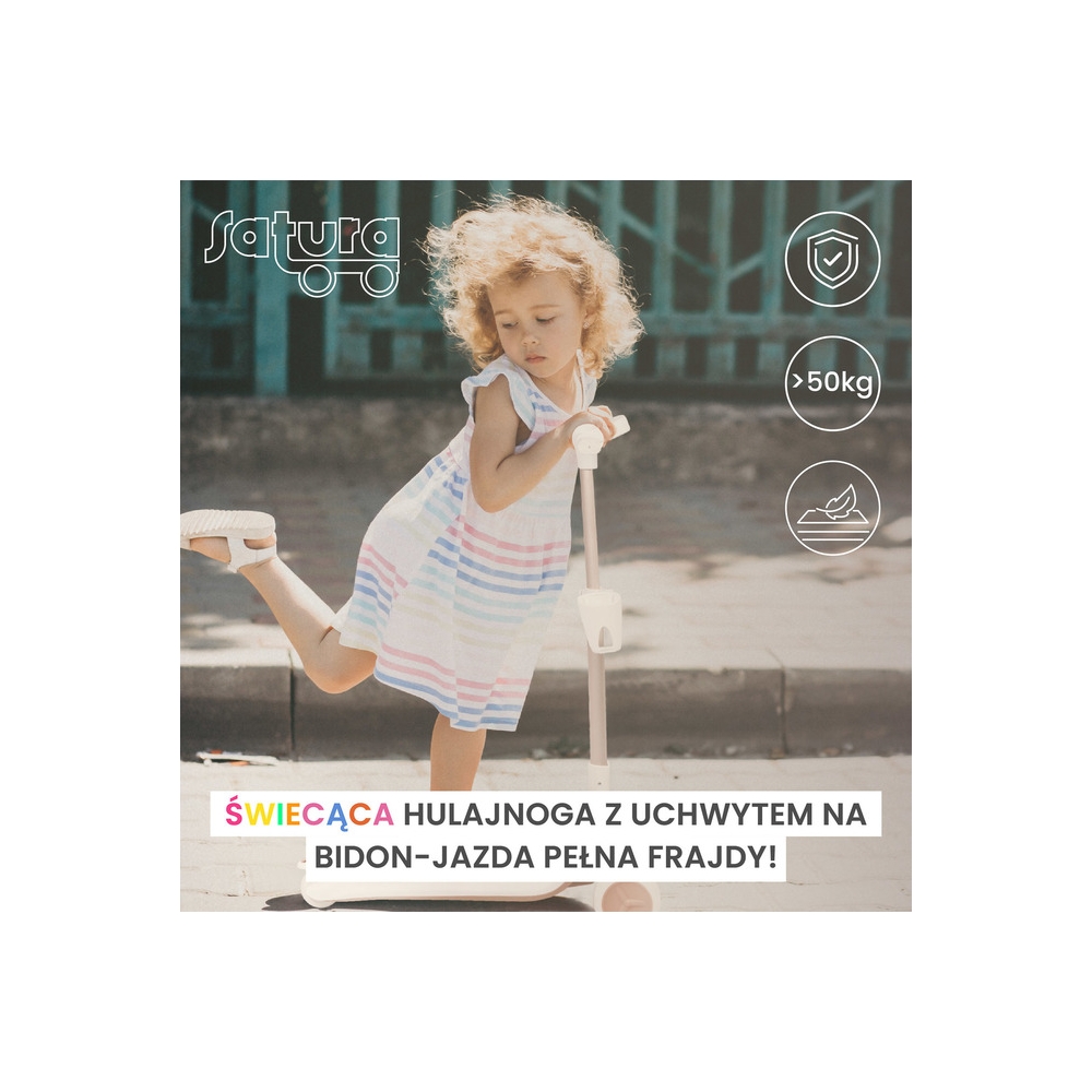 HULAJNOGA 3-KOŁOWA SATURA BLUE