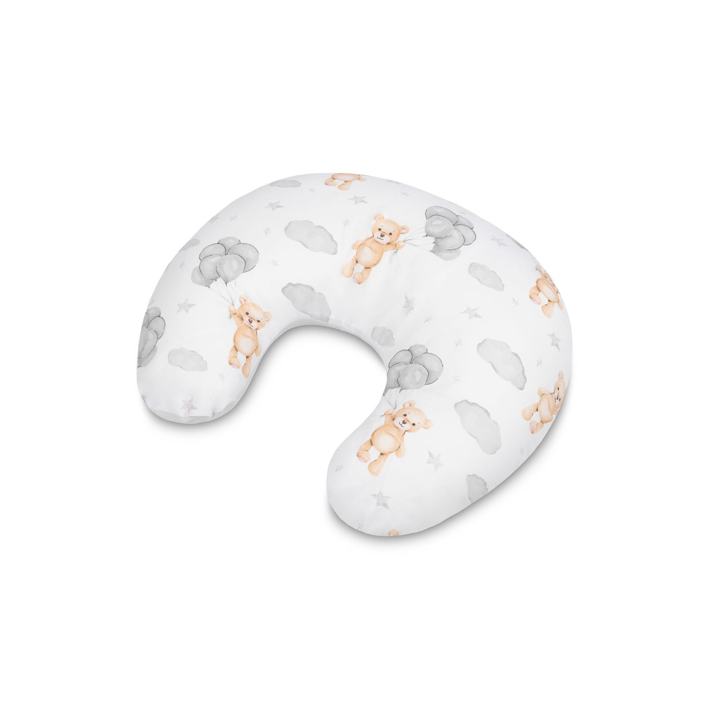 MUSLINO KRUASANO MEŠKIUKAS PILKAS-Maitinimui, Maitinimo pagalvės-e-vaikas