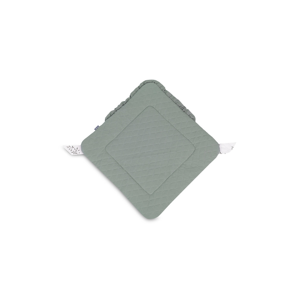 VOKELIS MUSLINE TURNAROUND BLEND GREEN 75x75-Miegui, Vokeliai, miegmaišiukai-e-vaikas