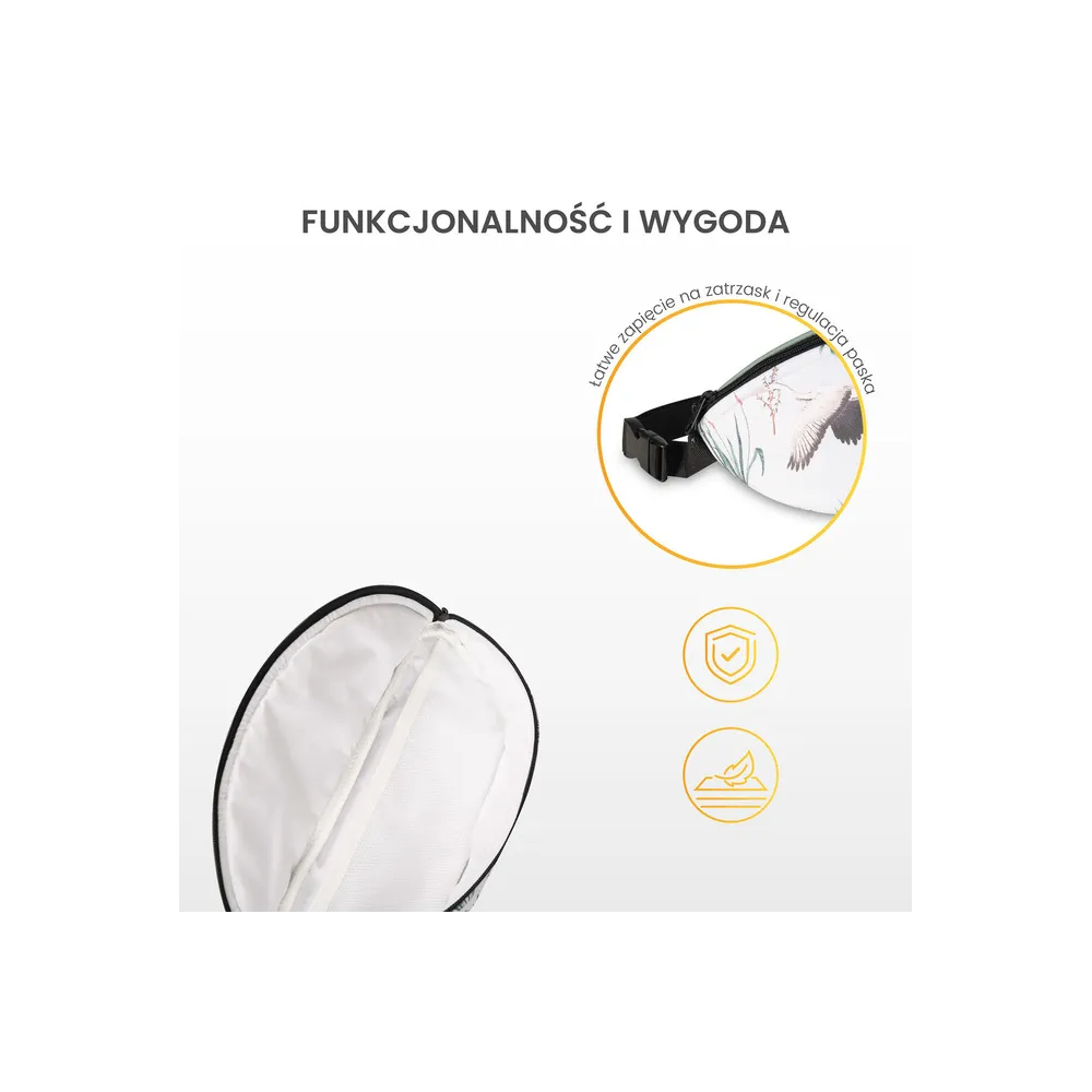 Dirbtinės odos juosmens rankinė, pilka rudens miško spalva