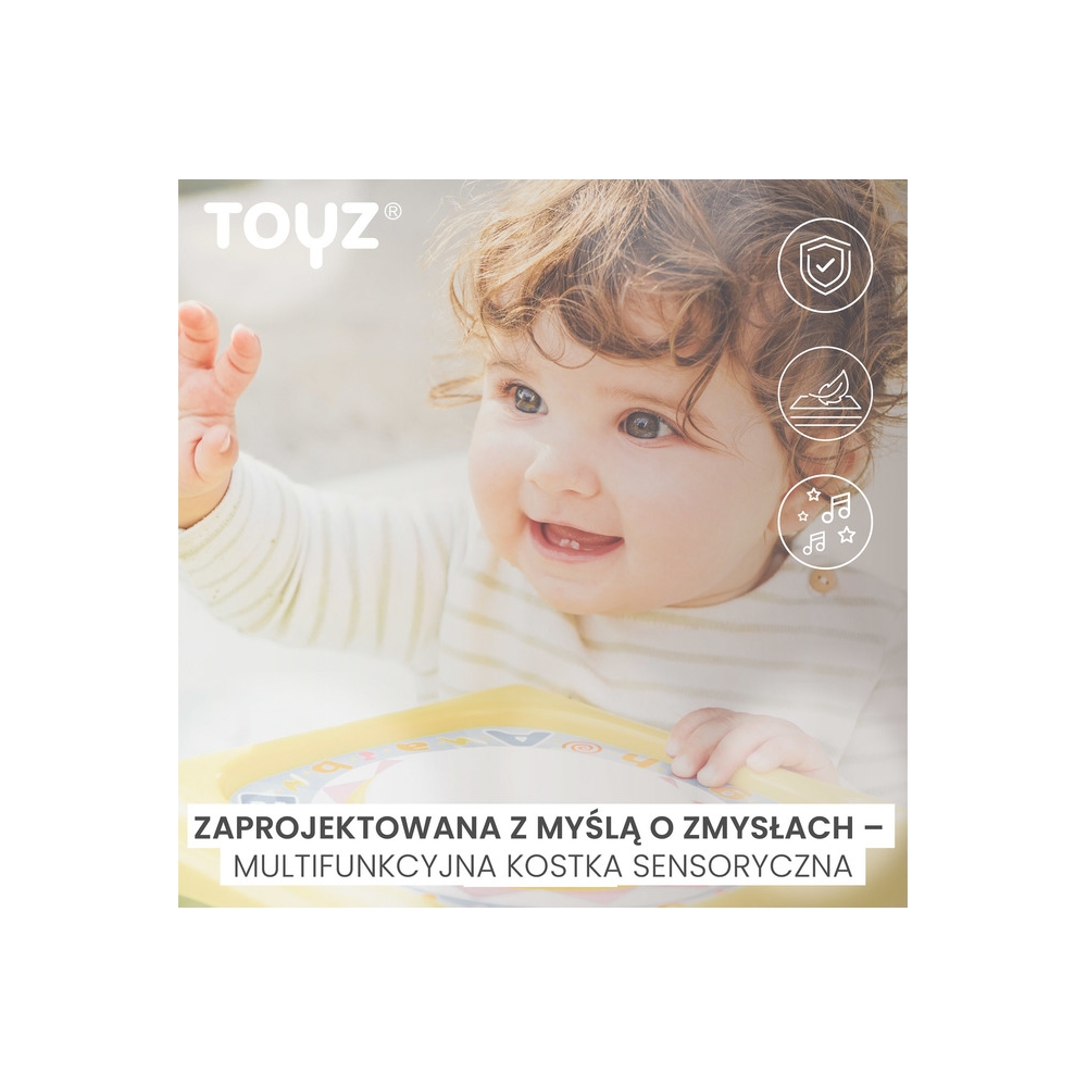 2111 LAVINAMASIS ŽAISLAS - SENSORINIS KUBAS (0556)-Žaislai, Kūdikiams, Žaislai mažyliams (iki 4 m.