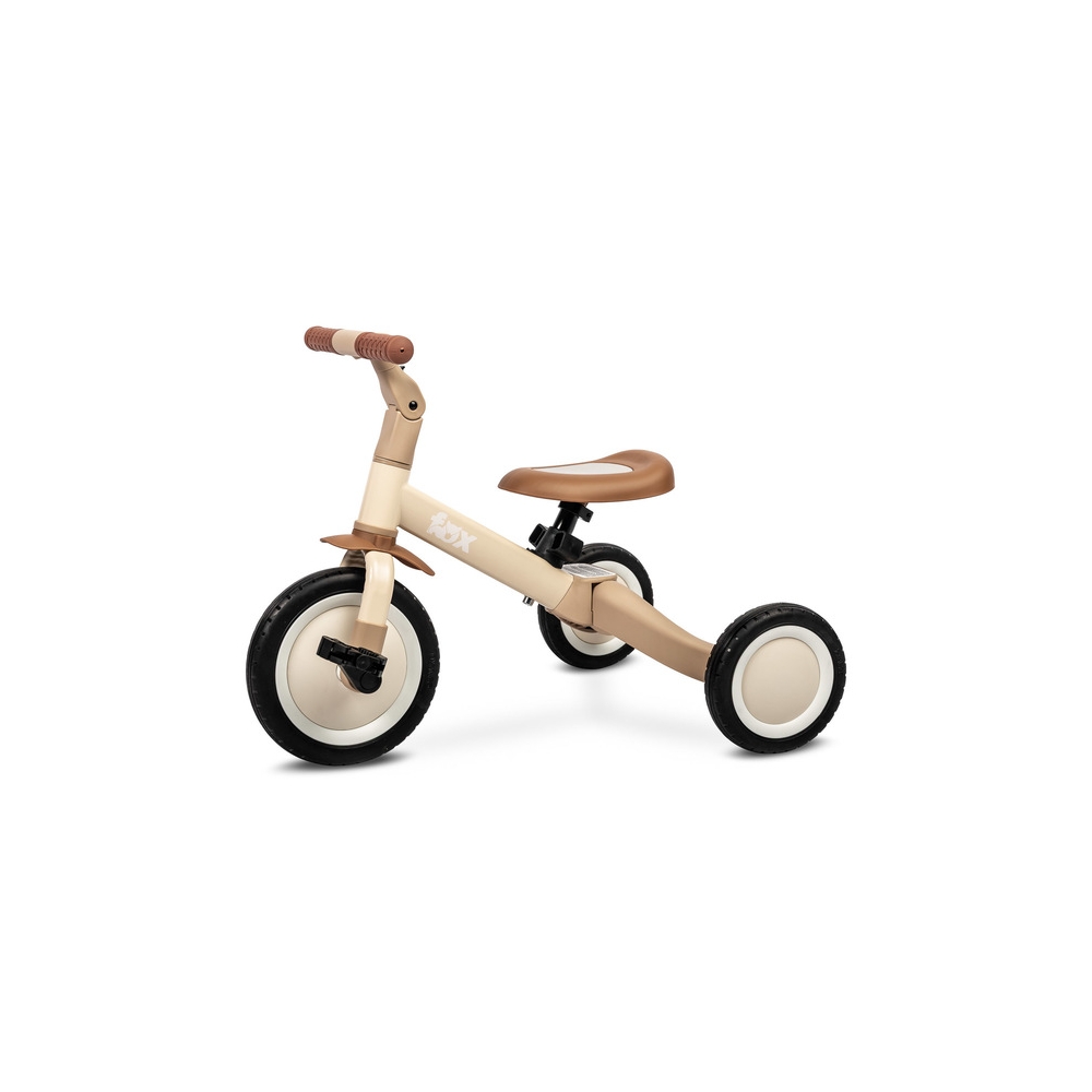 Daugiafunkcinis dviratis FOX 4-in-1 BEIGE-Judėjimui, Balansiniai dviratukai, Triratukai vaikams-e-vaikas