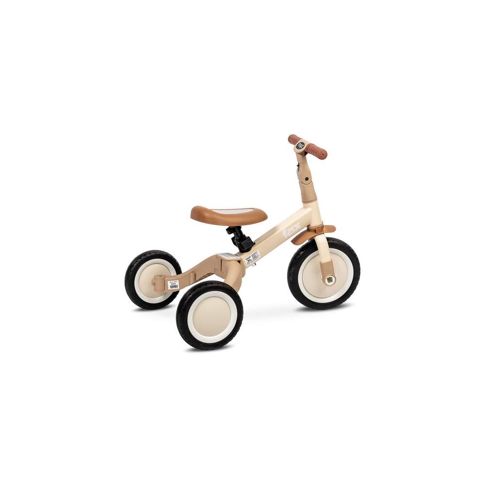 Daugiafunkcinis dviratis FOX 4-in-1 BEIGE-Judėjimui, Balansiniai dviratukai, Triratukai vaikams-e-vaikas