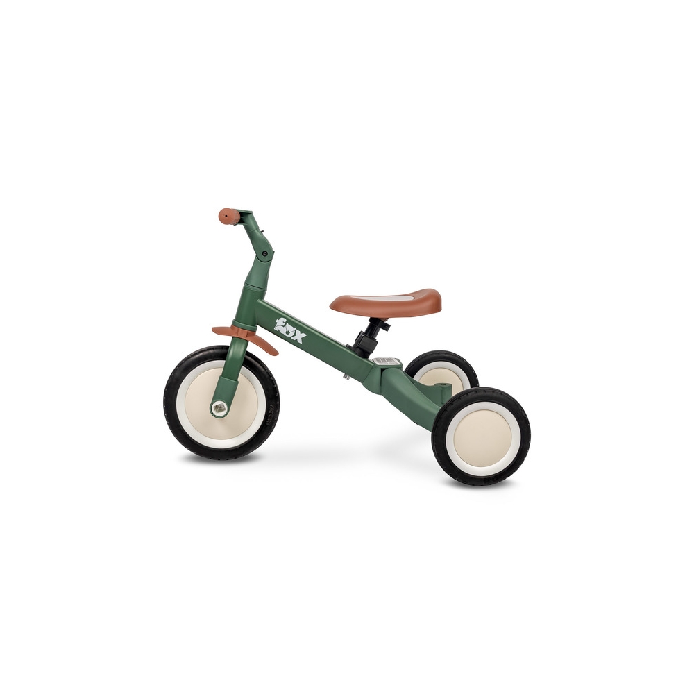 Daugiafunkcinis dviratis FOX 4-in-1 GREEN-Judėjimui, Balansiniai dviratukai, Triratukai vaikams-e-vaikas
