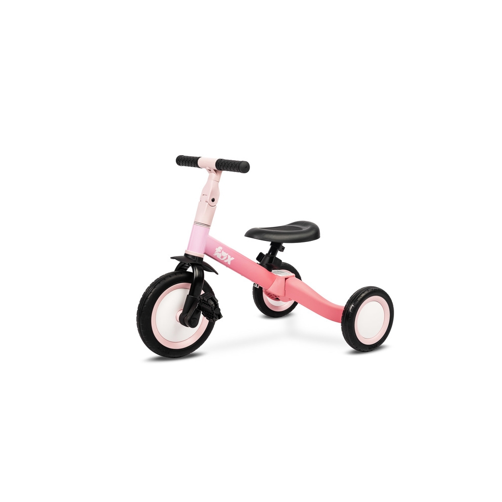 Daugiafunkcinis dviratis FOX 4-in-1 PINK-Judėjimui, Balansiniai dviratukai, Triratukai vaikams-e-vaikas