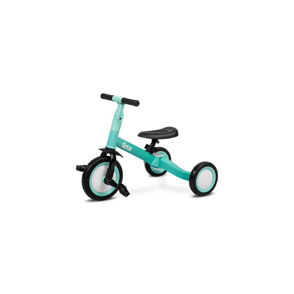 Daugiafunkcinis dviratis FOX 4-in-1 TURQUOISE-Judėjimui, Balansiniai dviratukai, Triratukai vaikams-e-vaikas