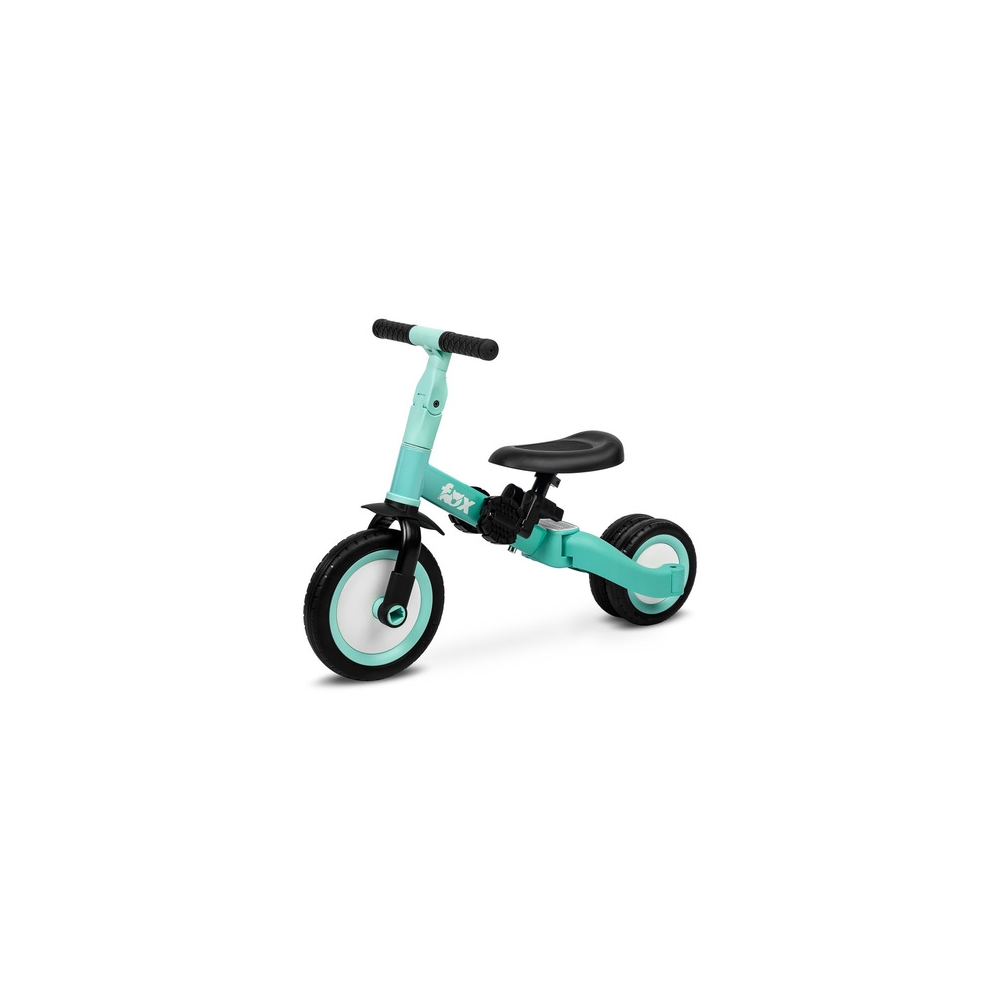 Daugiafunkcinis dviratis FOX 4-in-1 TURQUOISE-Judėjimui, Balansiniai dviratukai, Triratukai vaikams-e-vaikas