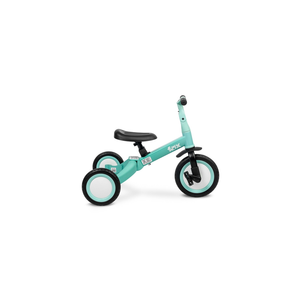 Daugiafunkcinis dviratis FOX 4-in-1 TURQUOISE-Judėjimui, Balansiniai dviratukai, Triratukai vaikams-e-vaikas
