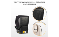Automobilinė kėdutė LUMI I-SIZE, 40-150 cm, šviesiai pilka-Automobilinės kėdutės, 9-36 kg-e-vaikas