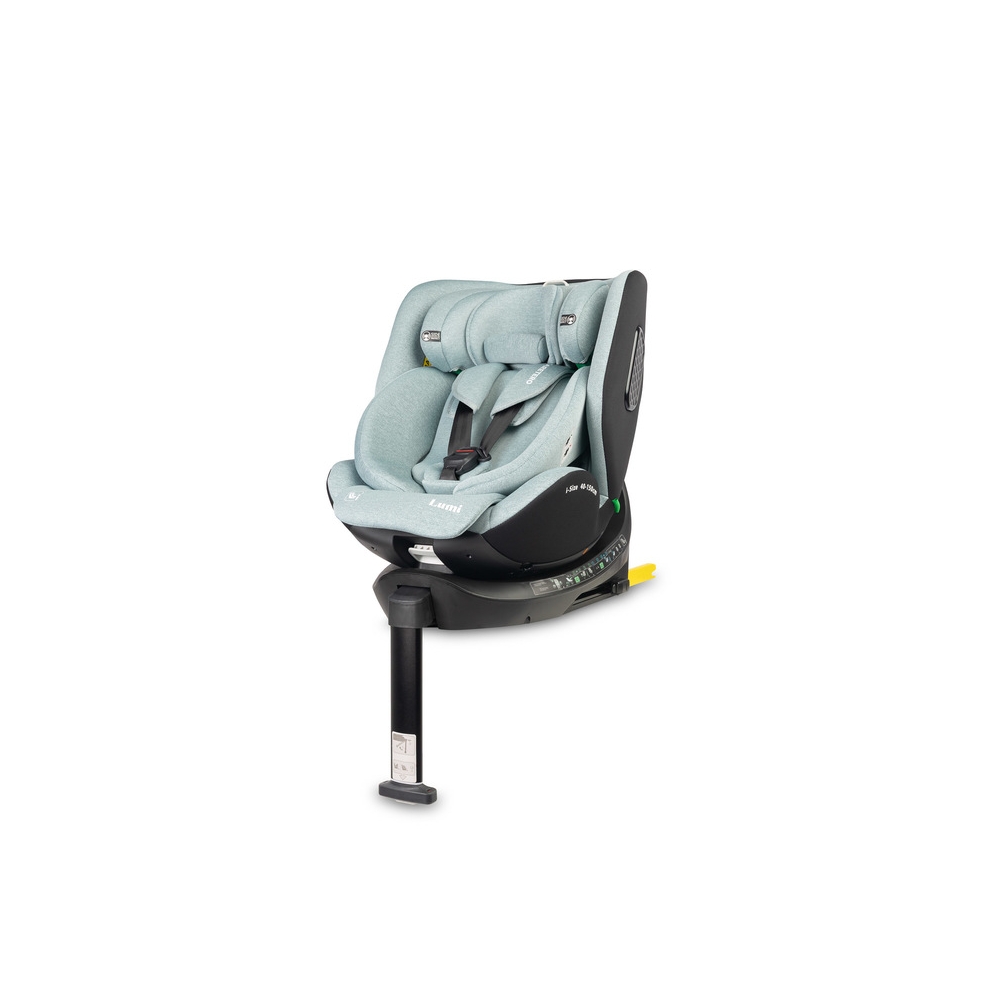 Automobilinė kėdutė LUMI I-SIZE, 40-150 cm, žalia-Automobilinės kėdutės, 9-36 kg-e-vaikas