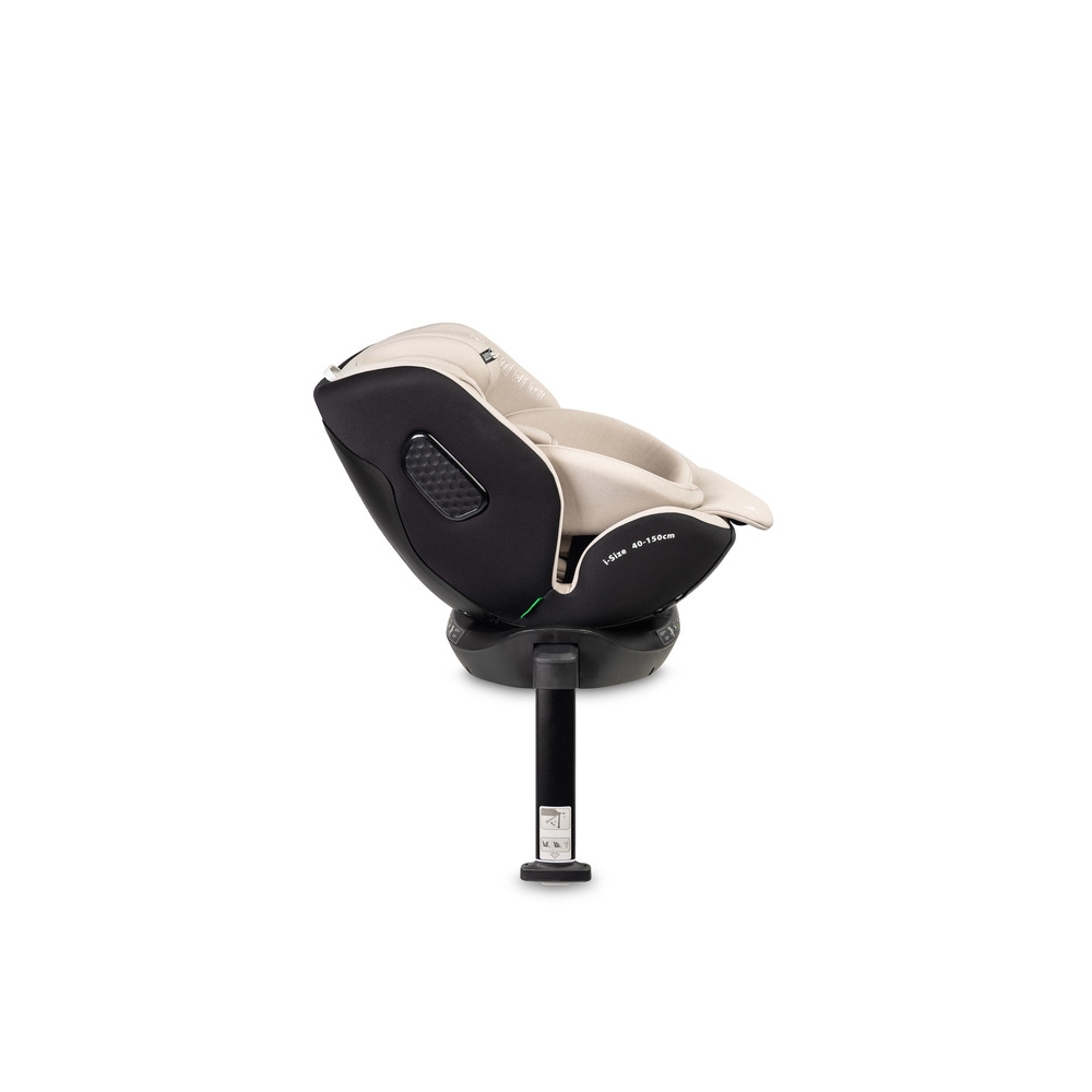 Automobilinė kėdutė LUMI I-SIZE, 40-150 cm, smėlio sp.