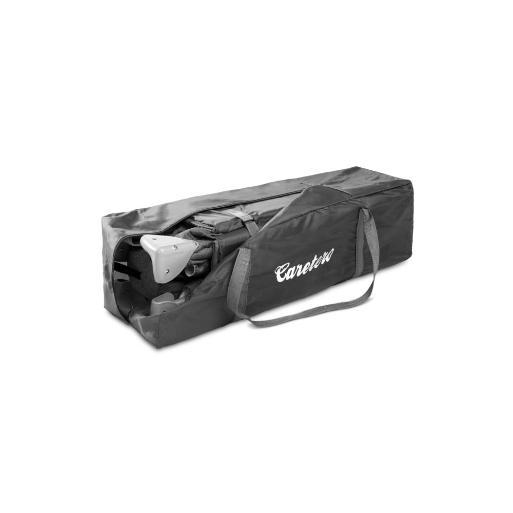 Kelioninė lovytė-maniežas Caretero BASIC PLUS, Graphite-Miegui, Maniežai-e-vaikas