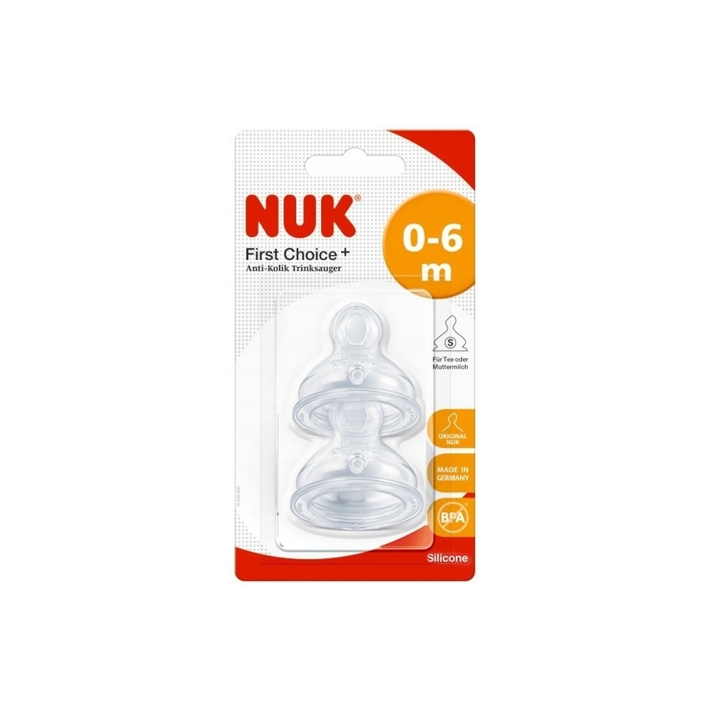 169574 SILIKONINIS BUTELIUKO ŽINDUKAS 0-6 M 2VNT 526313, 709245-Maitinimui, Buteliukai ir žindukai-e-vaikas