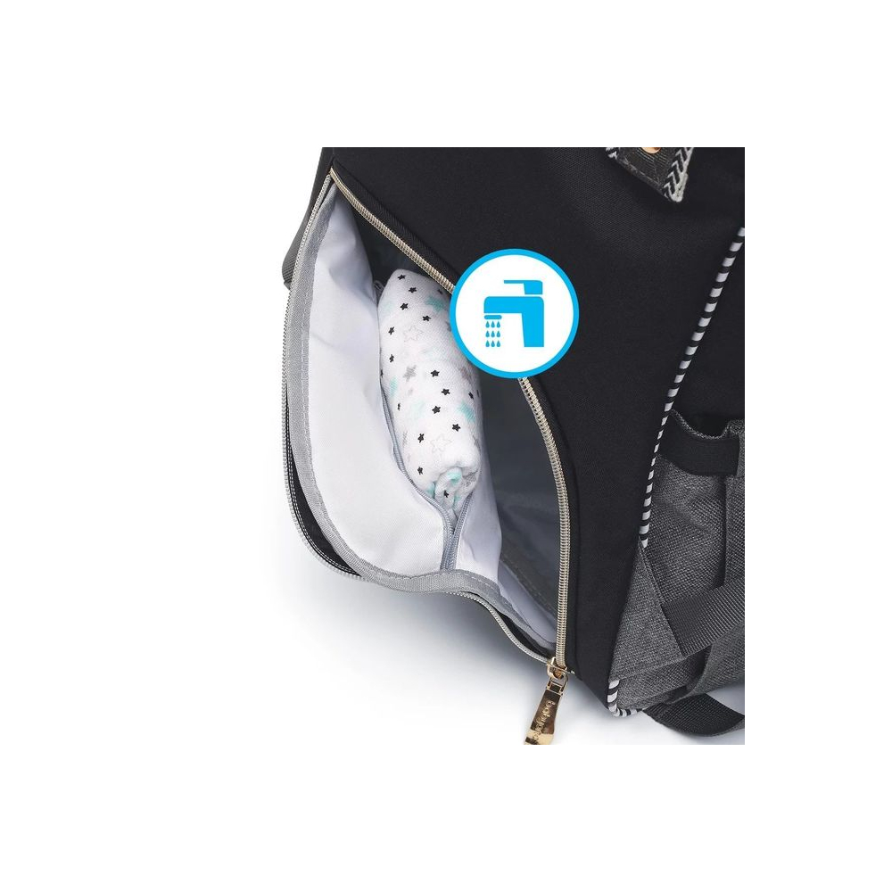 Mamos kuprinė Babyono OSLO, Black