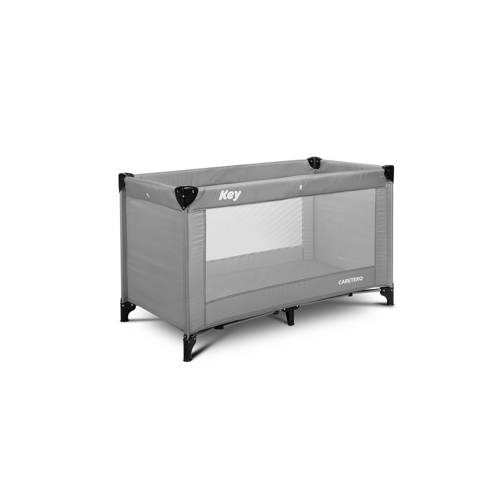 Kelioninė lovytė-maniežas Caretero KEY, Grey-Miegui, Maniežai-e-vaikas