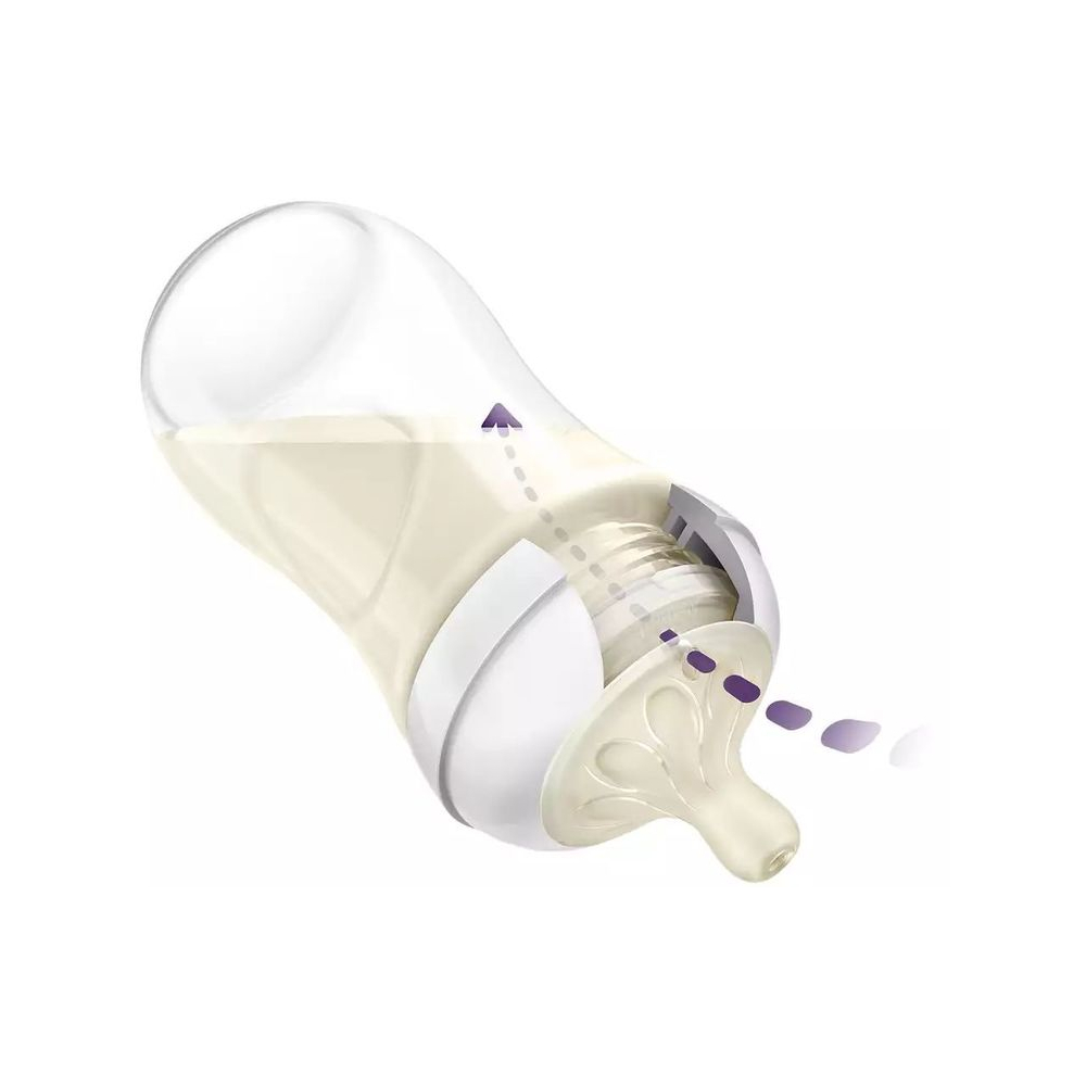 SCY903/11 REAGUOJANTIS NATŪRALUS BUTELIS 260ML ROŽINĖS SPALVOS-Maitinimui, Buteliukai ir žindukai-e-vaikas