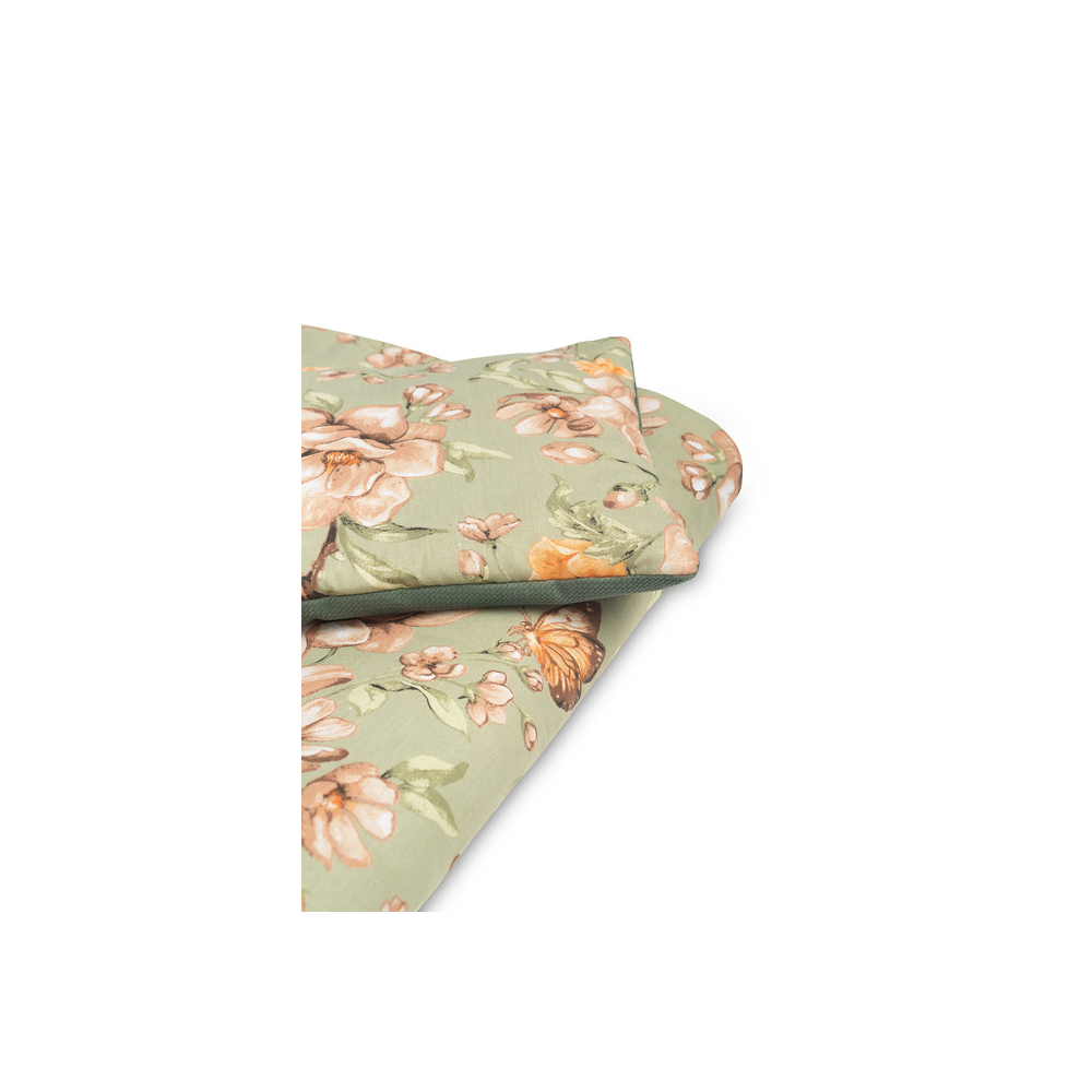 VELVETO RINKINYS VAIKIŠKAI LOVYTEI ŽALIOS SPALVOS-Miegui, Patalynė vaikams ir kūdikiams, Pagalvės, antklodės-e-vaikas