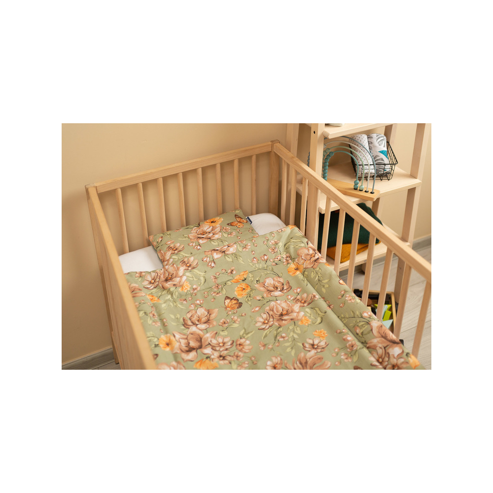 VELVETO RINKINYS VAIKIŠKAI LOVYTEI ŽALIOS SPALVOS-Miegui, Patalynė vaikams ir kūdikiams, Pagalvės, antklodės-e-vaikas