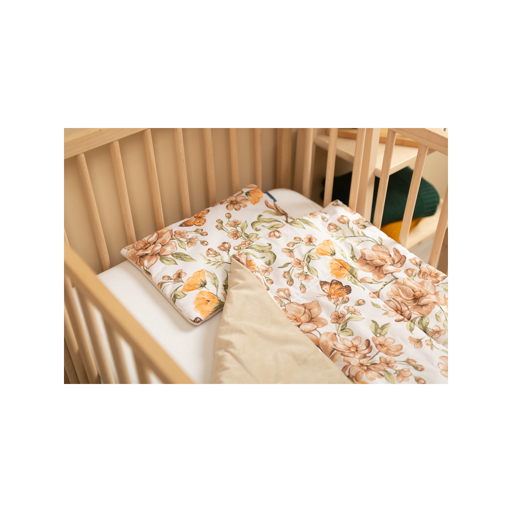 AKSOMO RINKINYS VAIKIŠKAI LOVAI SKWER BEIGE-Miegui, Patalynė vaikams ir kūdikiams, Pagalvės, antklodės-e-vaikas