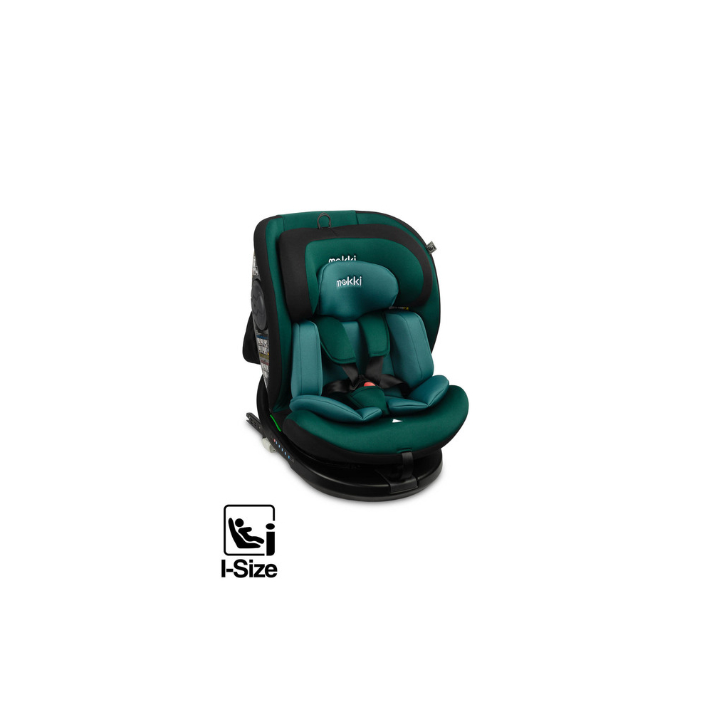 Automobilinė kėdutė MOKKI I-SIZE, 40-150cm, Emerald-Automobilinės kėdutės, 0-36 kg-e-vaikas