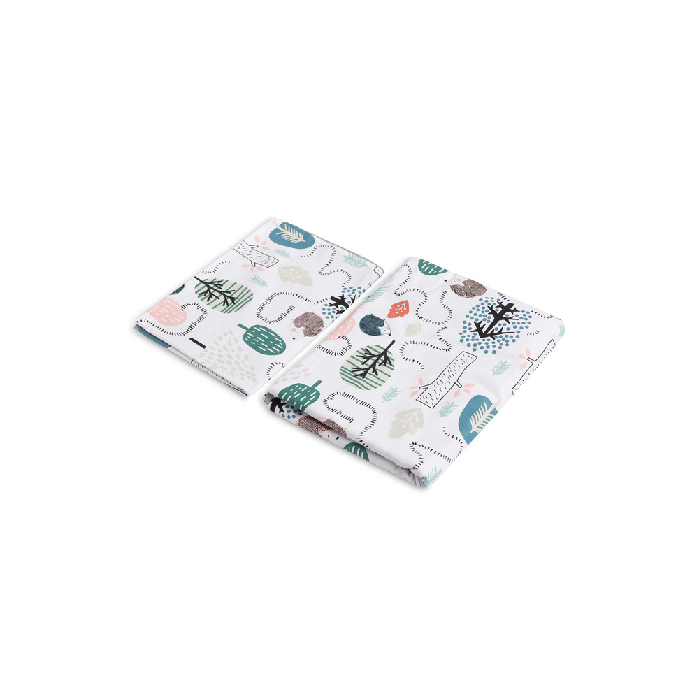 PATALYNĖS UŽVALKALAI SMARAGDINIS EŽIUKAS 100X135 CM-Miegui, Patalynė vaikams ir kūdikiams, Patalynės užvalkalai-e-vaikas