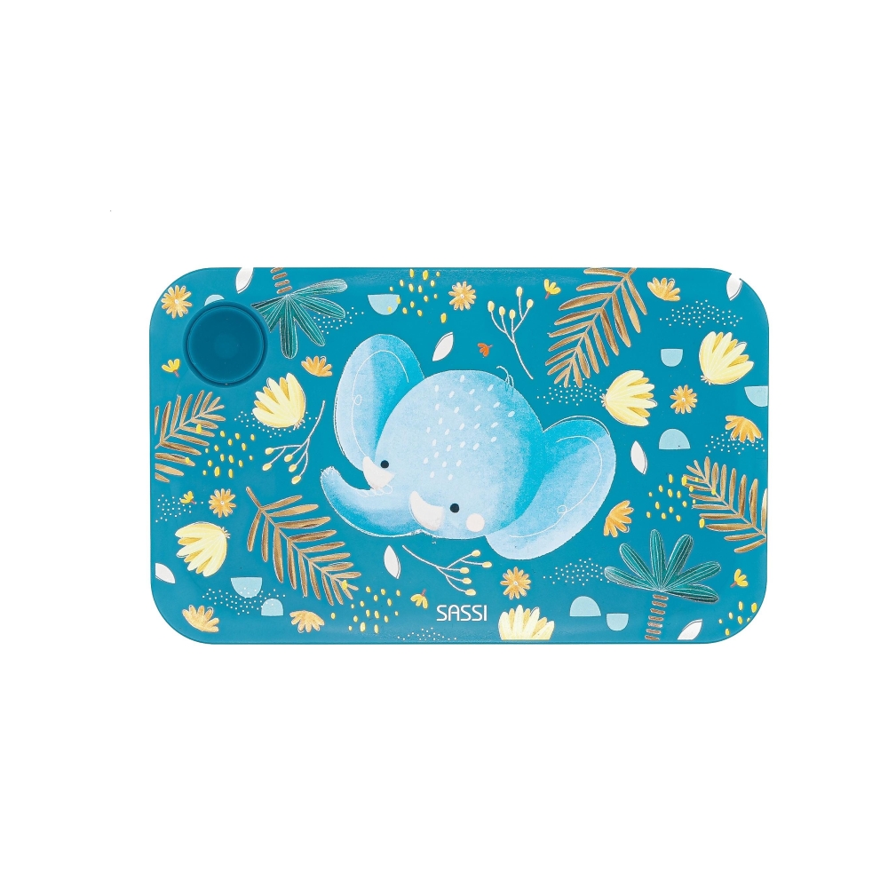 Plastikowy lunchbox pojemnik z rPET Słonik SASSI