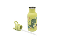 Nerūdijančio plieno gertuvė SASSI Dinozauras, 500 ml-Maitinimui, Indai, įrankiai, gertuvės, Puodeliai, gertuvės-e-vaikas