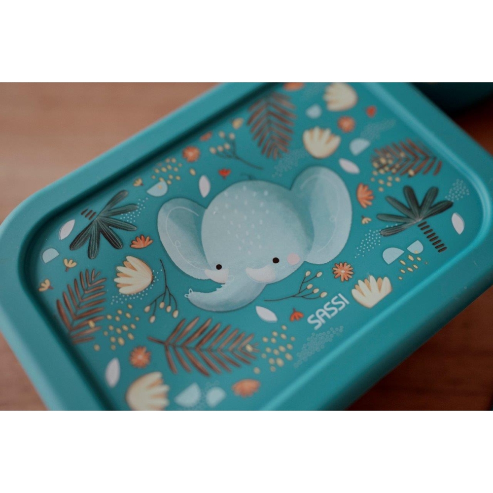 Lunchbox pojemnik silikonowy Słonik SASSI
