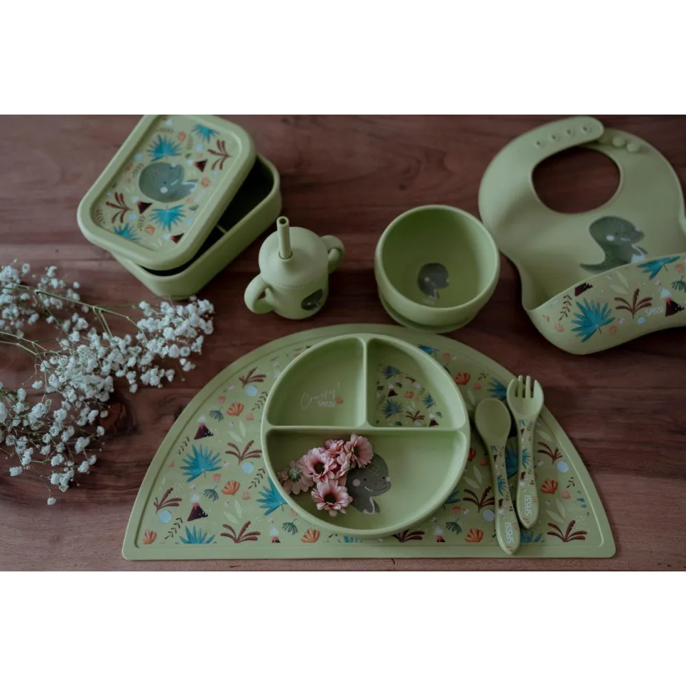 Lunchbox pojemnik silikonowy Dinozaur SASSI