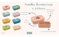 Silikoninė pietų dėžutė SASSI Dinozauras-Maitinimui, Indai, įrankiai, gertuvės, Priešpiečių dėžutės, indeliai-e-vaikas