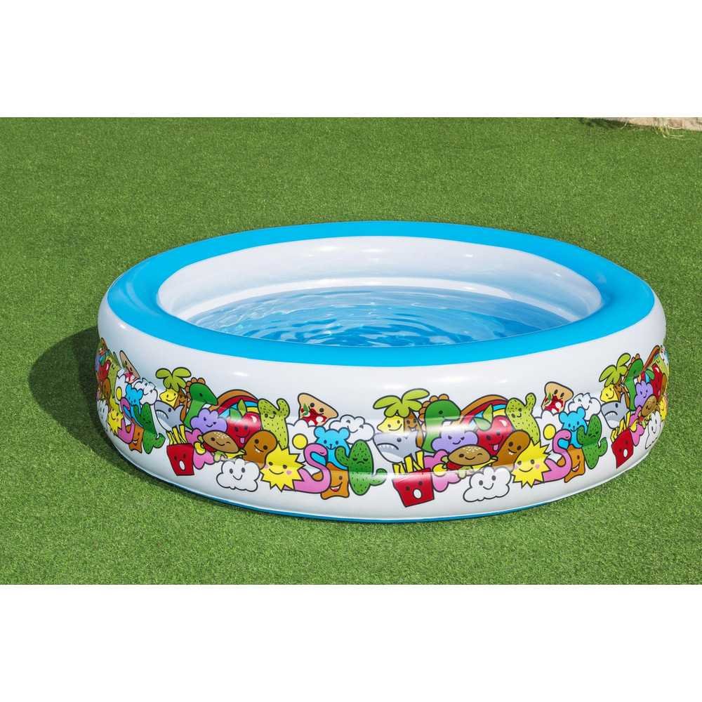 Inflatable Round Pool 196 cm x 53 cm Bestway 51122
