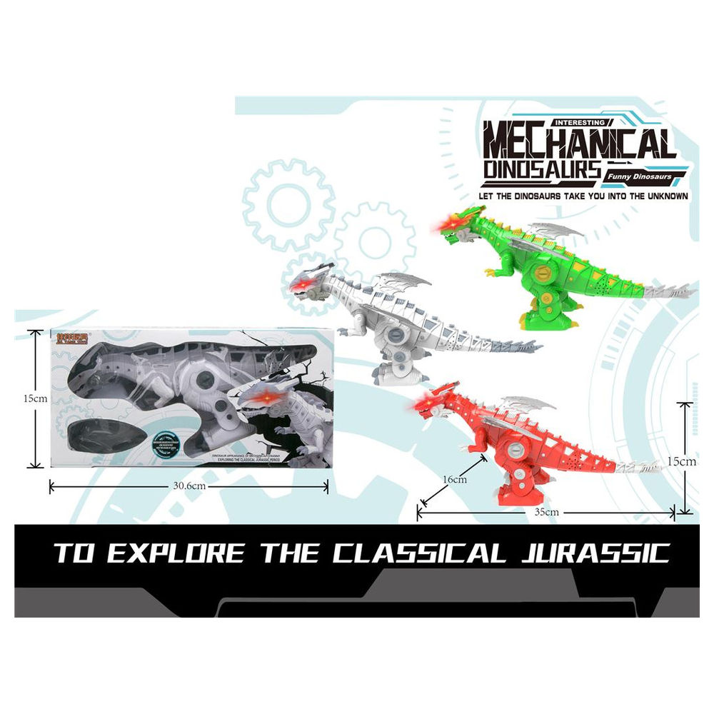 Interaktyvus dinozauras 01364 1vnt-Žaislai, Interaktyvūs žaislai-e-vaikas