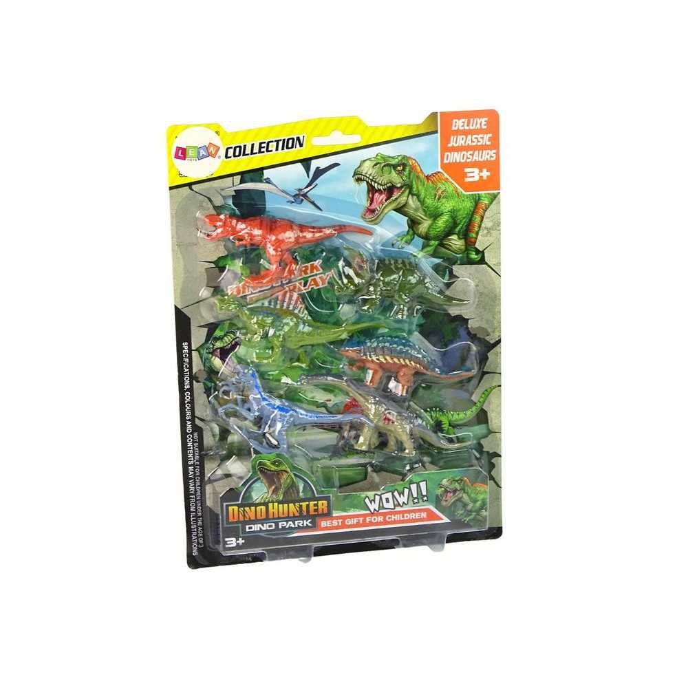 Set of Dinosaur Figurines 6 pieces Colorful