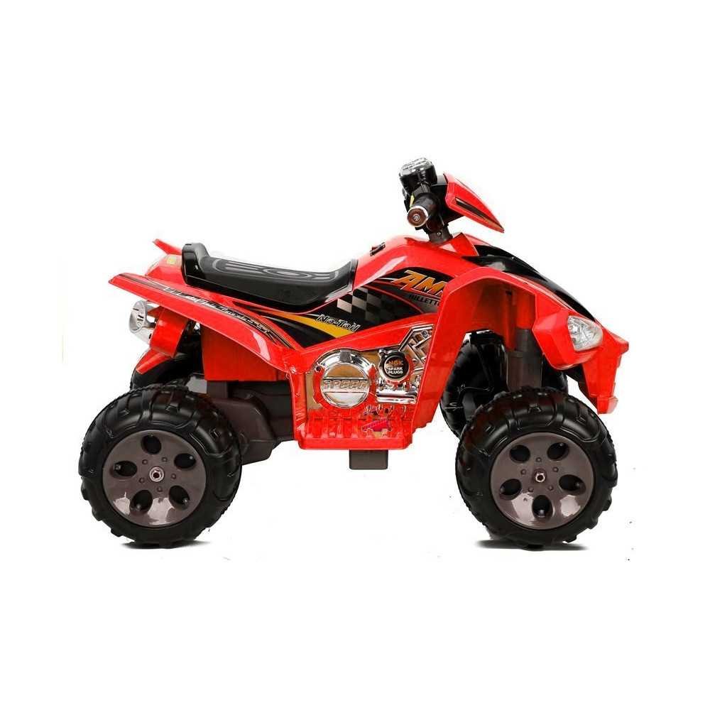 Elektrinis keturratis Big Wheels, Red-Elektromobiliai vaikams, Keturračiai ir bagiai-e-vaikas