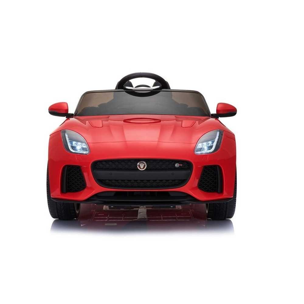 Elektromobilis Jaguar F-Type, lakuotas raudonas-Elektromobiliai vaikams, Mašinos-e-vaikas
