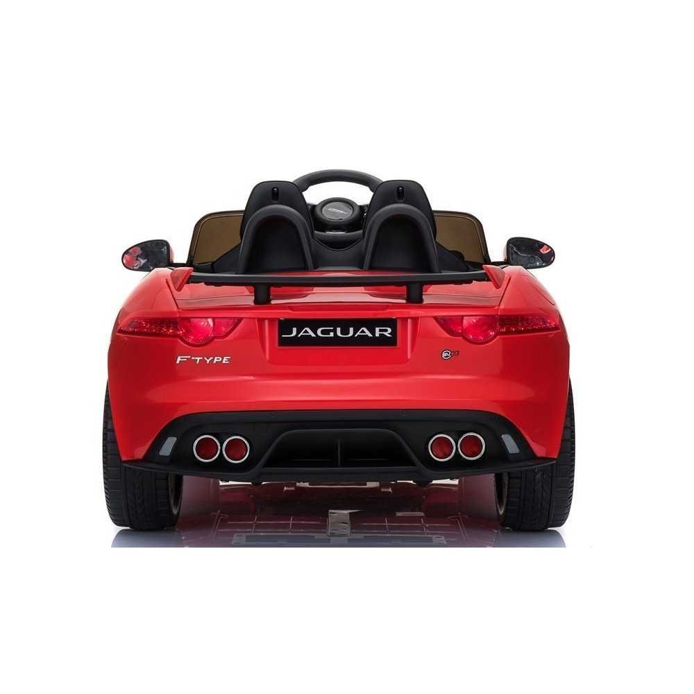Elektromobilis Jaguar F-Type, lakuotas raudonas-Elektromobiliai vaikams, Mašinos-e-vaikas