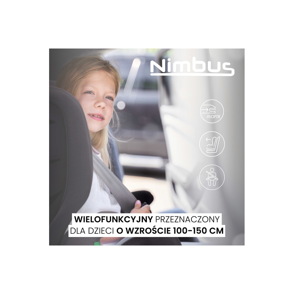 FOTELIK NIMBUS I-SIZE 4-12 CAMEL (100-150cm)
