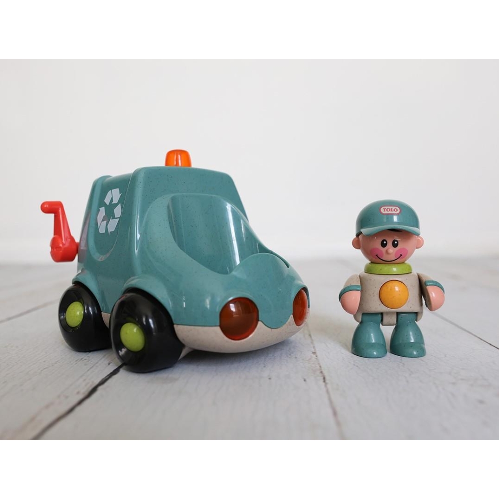 Šiukšliavežė su vairuotoju TOLO BIO First Friend 1-5m.-Žaislai, Kūdikiams, Žaislai mažyliams (iki 4 m.