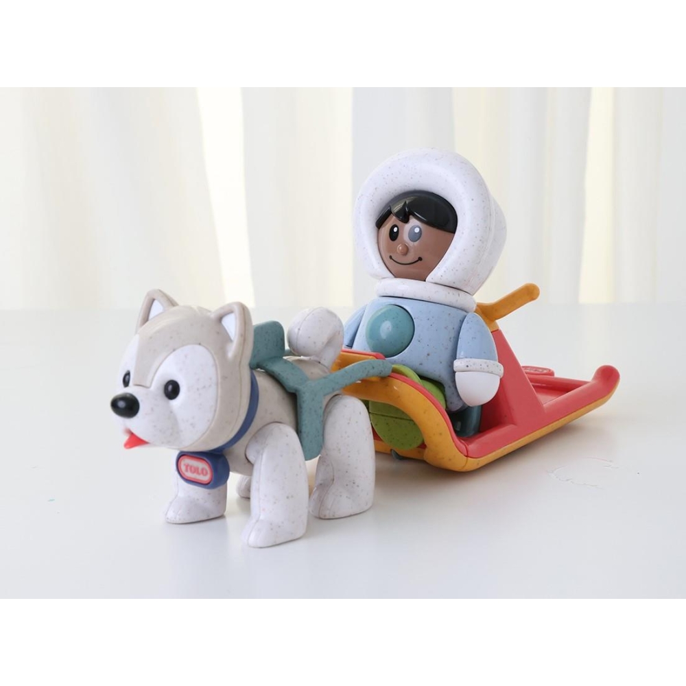 Eskimų rogučių rinkinys TOLO BIO First Friends-Žaislai, Kūdikiams, Žaislai mažyliams (iki 4 m.