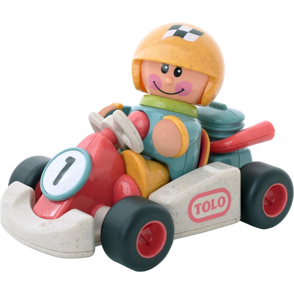 Kartingas su TOLO BIO First Friends lenktynininku-Žaislai, Kūdikiams, Žaislai mažyliams (iki 4 m.