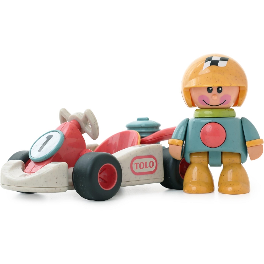 Kartingas su TOLO BIO First Friends lenktynininku-Žaislai, Kūdikiams, Žaislai mažyliams (iki 4 m.